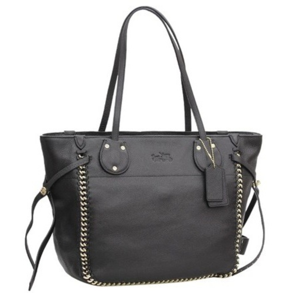 Whiplash Tatum Black Leather Tote